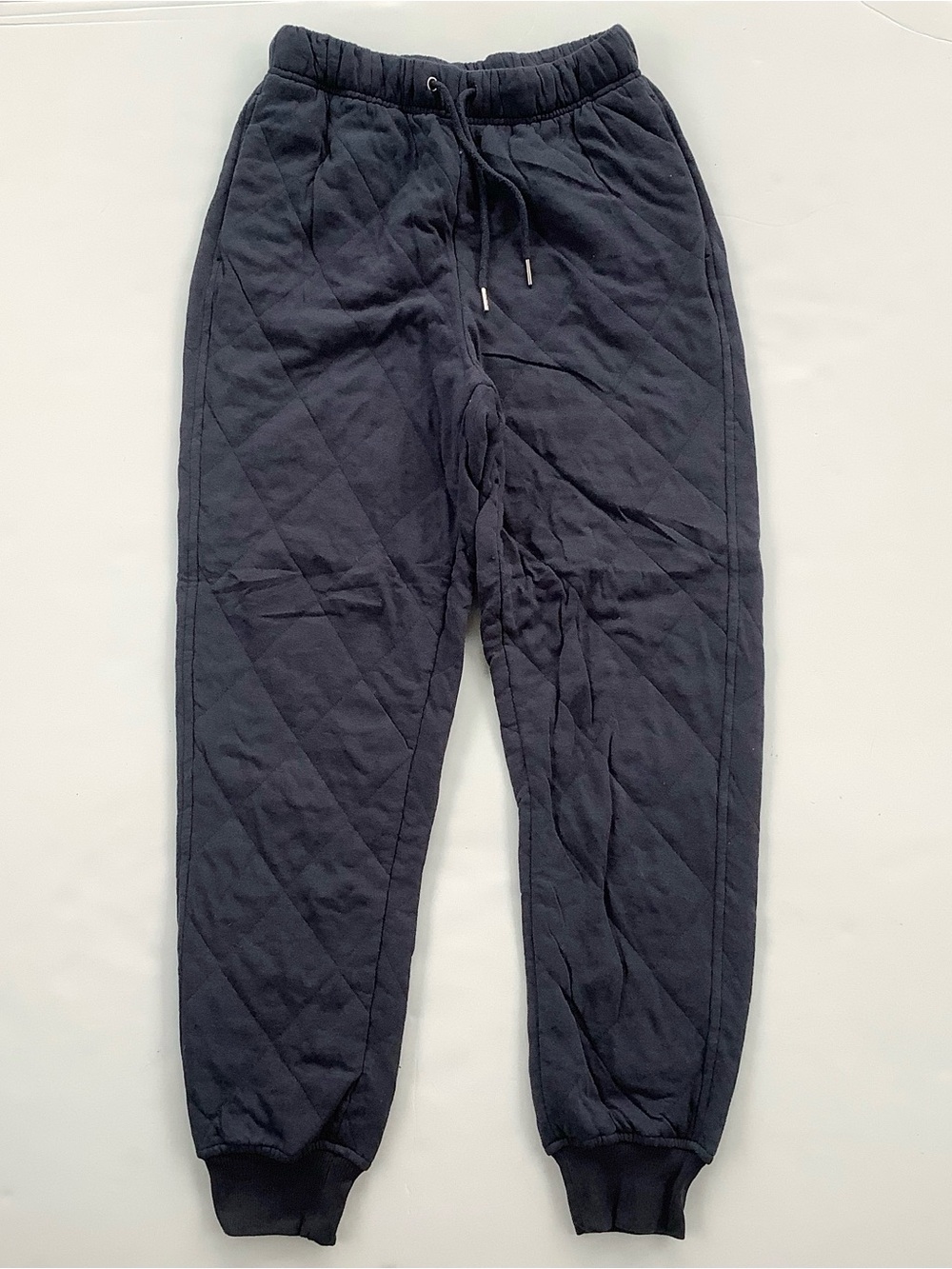 Old Navy Charcoal Gray Quilted Jogger Sweatpants